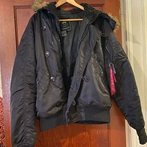 Womens alpha industries flight jacket size medium
